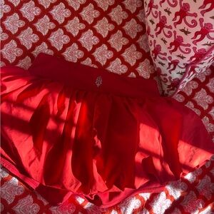 FP Movement Red bubble skirt